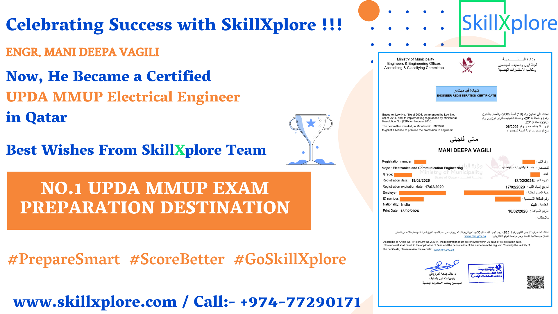 UPDA Qatar Exam Electrical