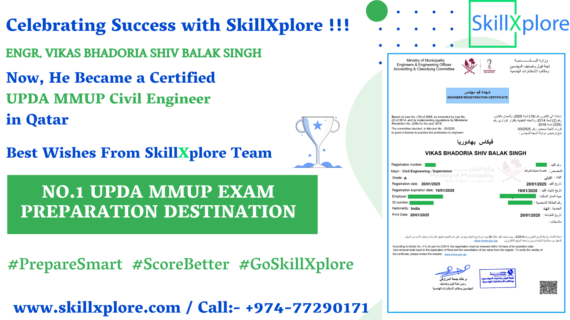 MMUP Exam Coaching Center in Qatar SkillXplore