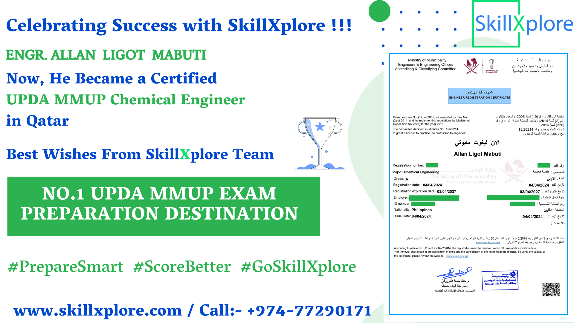 Best UPDA MMUP Training Institute in Qatar - SkillXplore